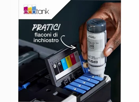 Flaconi di inchiostro EcoTank originali Epson serie 114 (70 ml)