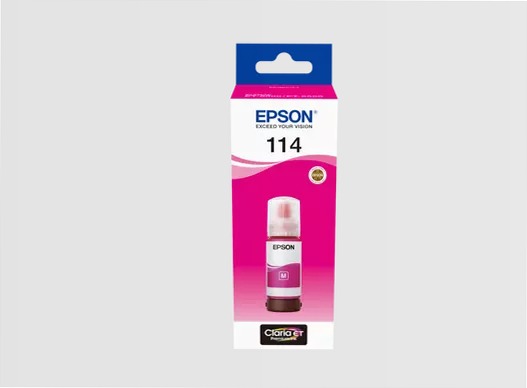 Flaconi di inchiostro EcoTank originali Epson serie 114 (70 ml)
