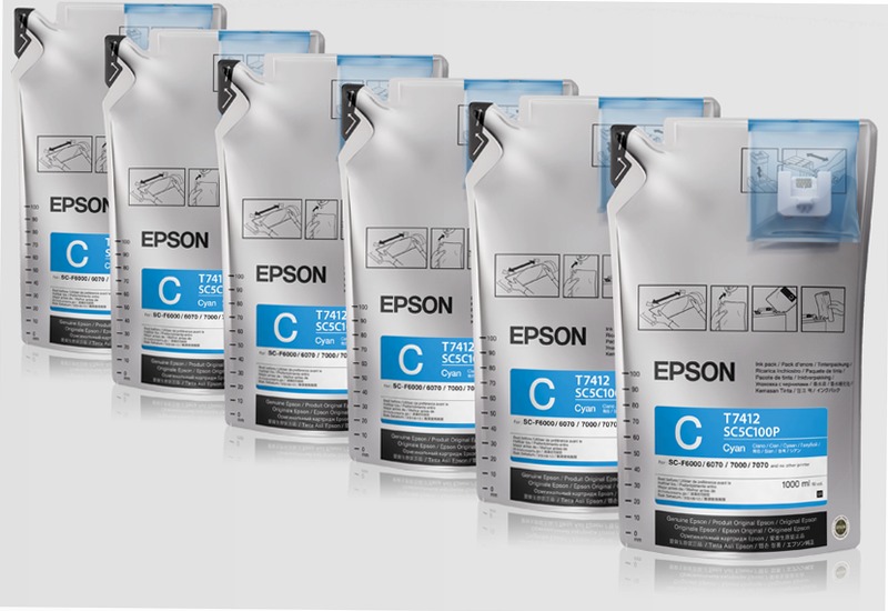 UltraChrome DS Cyan T741200 (1Lx6packs)