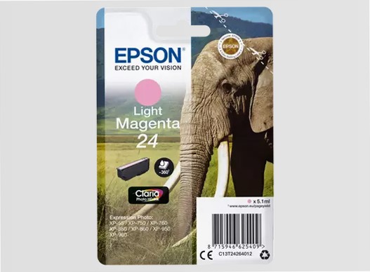 Singlepack Light Magenta 24 Claria Photo HD Ink