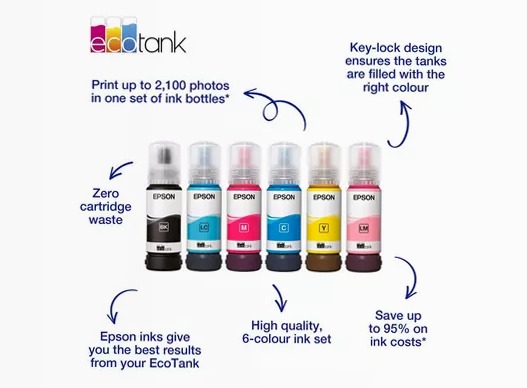 107 EcoTank Cyan ink bottle (70 ml)