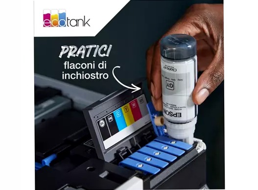 Flaconi inchiostro EcoTank Epson serie 114
