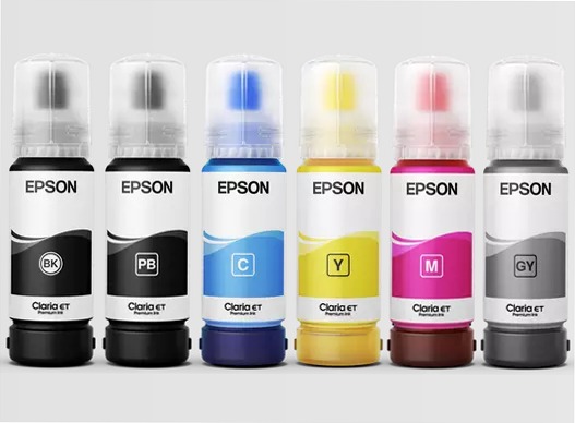 Flaconi inchiostro EcoTank Epson serie 114