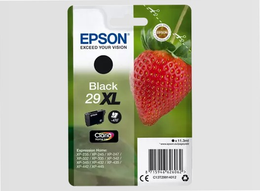 Singlepack Black 29XL Claria Home Ink