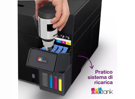 EcoTank ET-4950 stampante multifunzione A4 Wi-Fi con serbatoi di inchiostro, fino a 3 anni di inchiostro inclusi 250fogli 35ppm