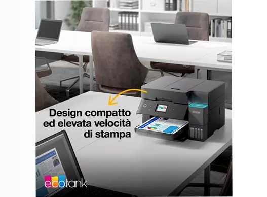 EcoTank ET-4950 stampante multifunzione A4 Wi-Fi con serbatoi di inchiostro, fino a 3 anni di inchiostro inclusi 250fogli 35ppm