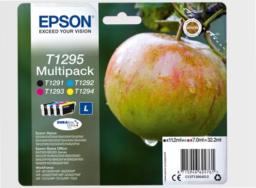 Multipack 4-colours T1295 DURABrite Ultra Ink