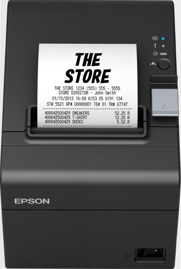 Epson TM-T20III (011A0): USB + Serial, PS, Blk, UK