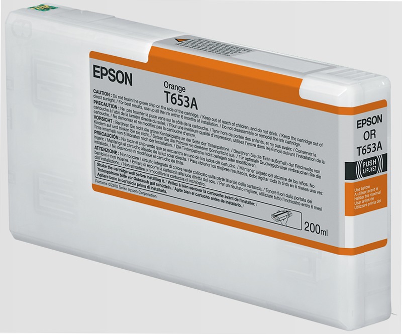 T653A Orange Ink Cartridge (200ml)
