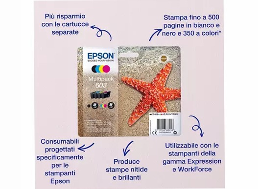 Multipack 4-colours 603 EasyMail