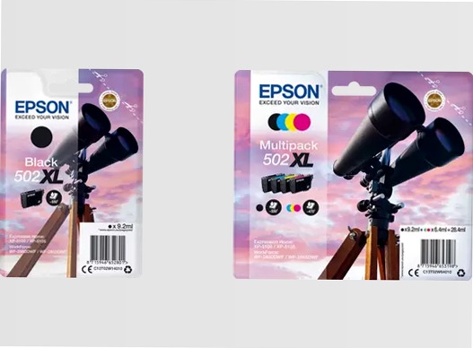 Cartucce di inchiostro originali Epson Binocolo 502 (Binocolo Inks)