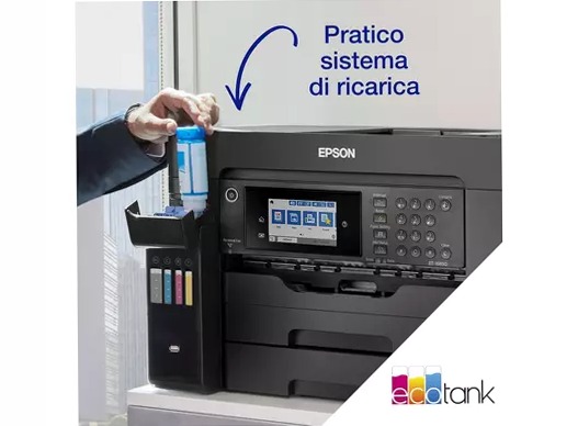 EcoTank ET-16605 Stampante multifunzione A3+ Wi-Fi con serbatoi di inchiostro ricaricabili e fax 550fogli 32ppm