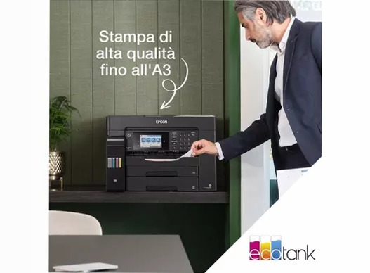 EcoTank ET-16605 Stampante multifunzione A3+ Wi-Fi con serbatoi di inchiostro ricaricabili e fax 550fogli 32ppm