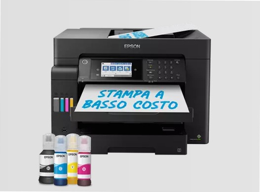 EcoTank ET-16605 Stampante multifunzione A3+ Wi-Fi con serbatoi di inchiostro ricaricabili e fax 550fogli 32ppm