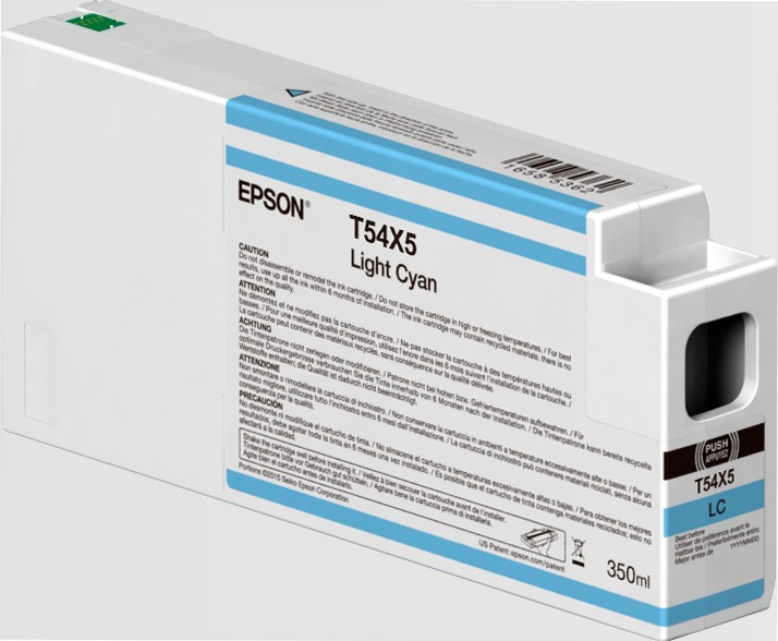 Singlepack Light Cyan T54X500 UltraChrome HDX/HD 350ml