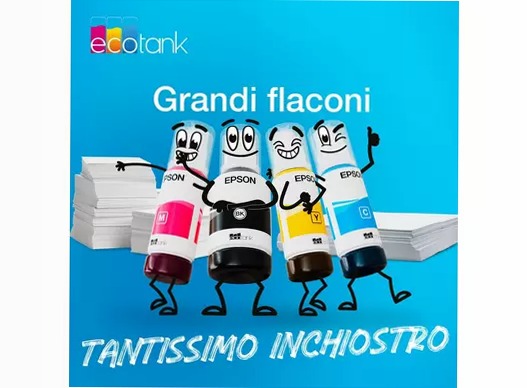102 EcoTank Ink Series (WE) - Flaconi di inchiostro 4 colori