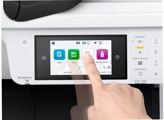 Multifunzione business A3 RIPS a colori, TCO basso, con elevato rendimento dell’inchiostro WorkForce Pro EM-C8100BAM 250fogli 35ppm