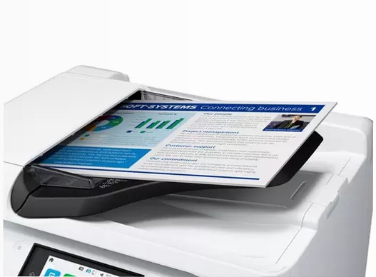 Multifunzione business A3 RIPS a colori, TCO basso, con elevato rendimento dell’inchiostro WorkForce Pro EM-C8100BAM 250fogli 35ppm