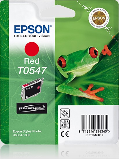 Singlepack Red T0547 Ultra Chrome Hi-Gloss