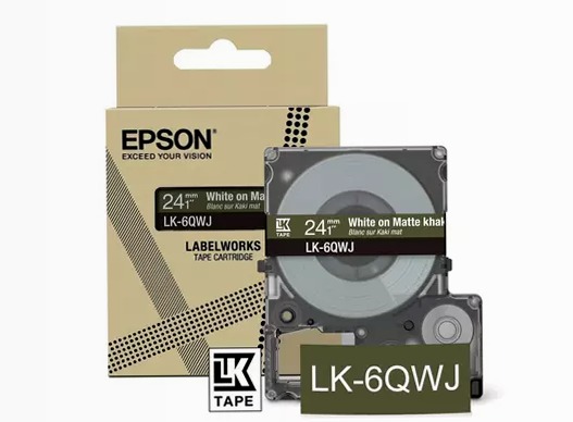 Matte Tape Khaki/White 24mm (8m)