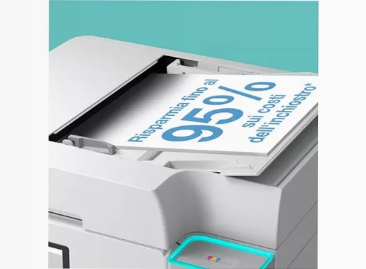 EcoTank ET-4956 Stampante multifunzione bianca A4 Wi-Fi con serbatoi di inchiostro, fino a 3 anni di inchiostro inclusi 250fogli 35ppm