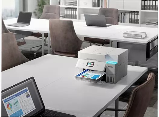 EcoTank ET-4956 Stampante multifunzione bianca A4 Wi-Fi con serbatoi di inchiostro, fino a 3 anni di inchiostro inclusi 250fogli 35ppm