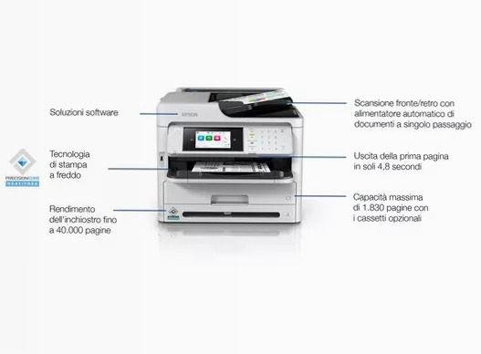 WorkForce WF-M5899BAM 330fogli 34ppm
