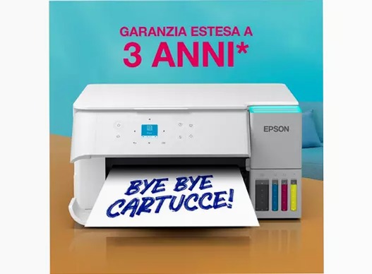 EcoTank ET-2956 Stampante multifunzione bianca A4 Wi-Fi con serbatoi di inchiostro, fino a 3 anni di inchiostro inclusi 100fogli 33ppm