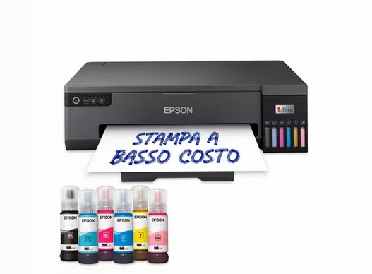 Stampante fotografica con serbatoi di inchiostro Wi-Fi A3+ EcoTank ET-18100 80fogli 22ppm