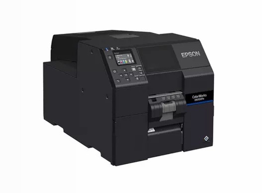 Stampante per etichette a inchiostro dye ColorWorks CW-D6000Pe, etichette con larghezza da 50 a 112 mm