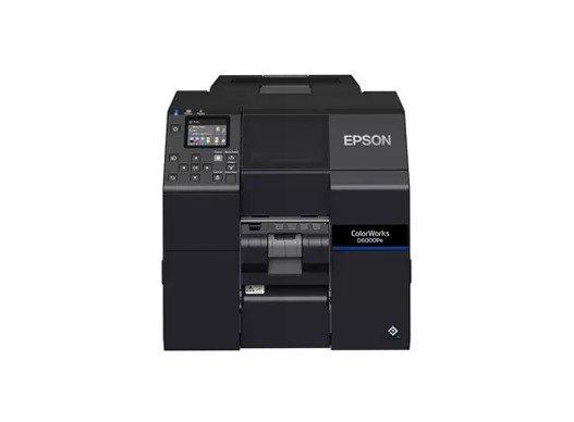 Stampante per etichette a inchiostro dye ColorWorks CW-D6000Pe, etichette con larghezza da 50 a 112 mm