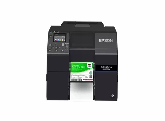 Stampante per etichette a inchiostro dye ColorWorks CW-D6000Pe, etichette con larghezza da 50 a 112 mm