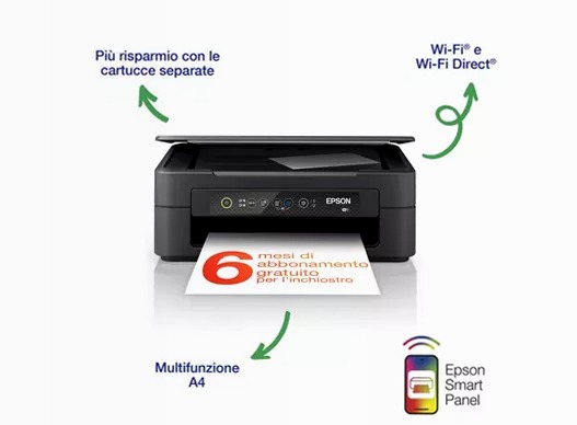 Expression XP-2200 - Multifunzione Wi-Fi Direct 50fogli A4 Cartucce 27ppm