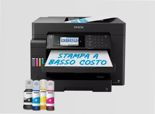 Stampante multifunzione A3+ Wi-Fi con serbatoi di inchiostro e fax EcoTank ET-16650 550fogli 32ppm