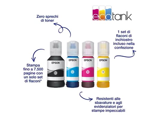 Stampante multifunzione A3+ Wi-Fi con serbatoi di inchiostro e fax EcoTank ET-16650 550fogli 32ppm