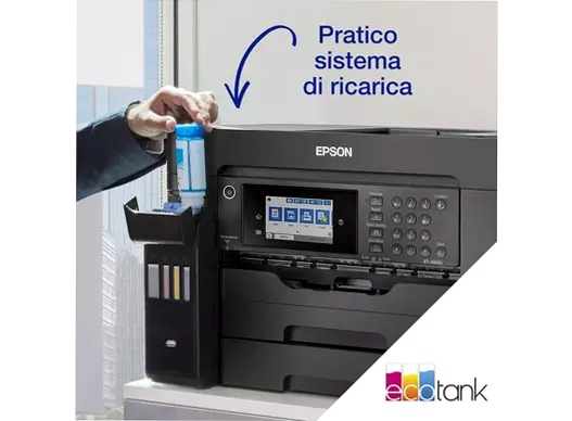 Stampante multifunzione A3+ Wi-Fi con serbatoi di inchiostro e fax EcoTank ET-16650 550fogli 32ppm