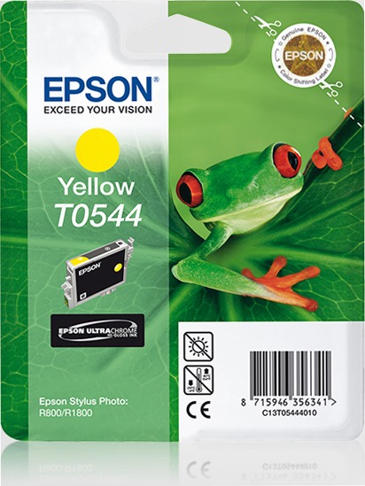 Singlepack Yellow T0544 Ultra Chrome Hi-Gloss