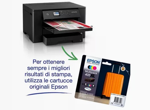 Stampante Epson WF-7310DTW A3+ 250fogli Inkjet 32ppm