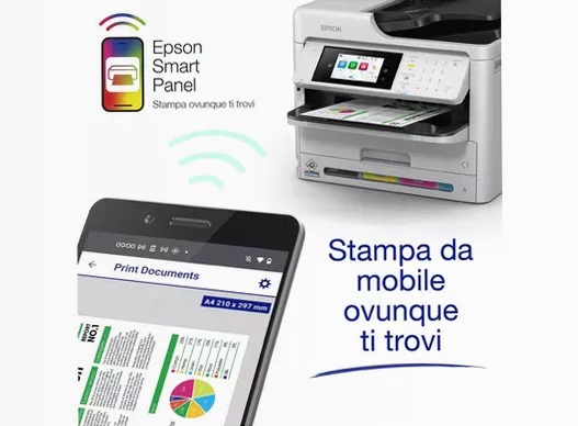 WorkForce Pro WF-C5890DWF Printer 330fogli 34ppm