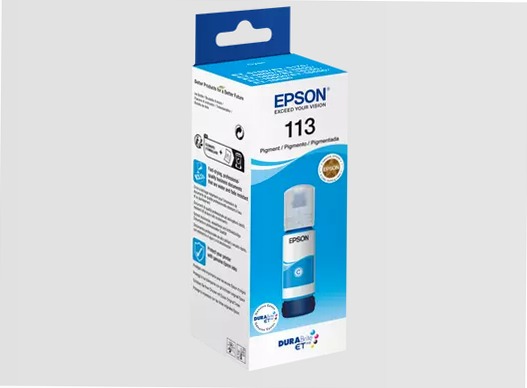 113 EcoTank Pigment Cyan ink bottle (70 ml)