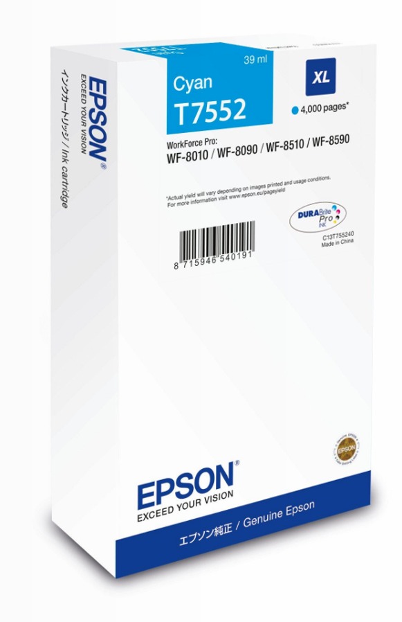 WF-8xxx Series Ink Cartridge XL Cyan
