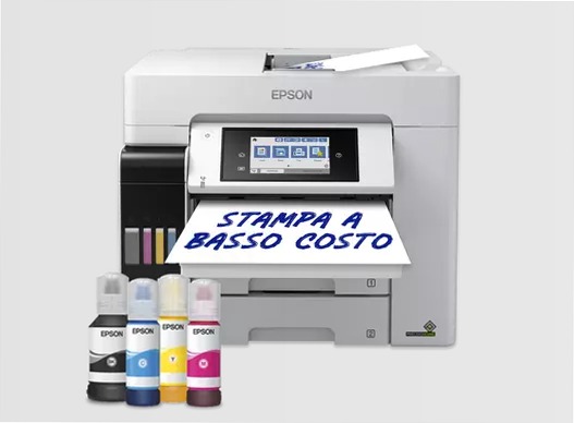 EcoTank ET-5880 stampante multifunzione A4 Wi-Fi con serbatoi di inchiostro, scansione, copia e fax 250fogli 32ppm