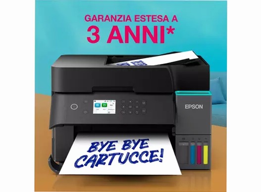 EcoTank ET-3950 stampante multifunzione A4 Wi-Fi con serbatoi di inchiostro, fino a 3 anni di inchiostro inclusi 250fogli 35ppm