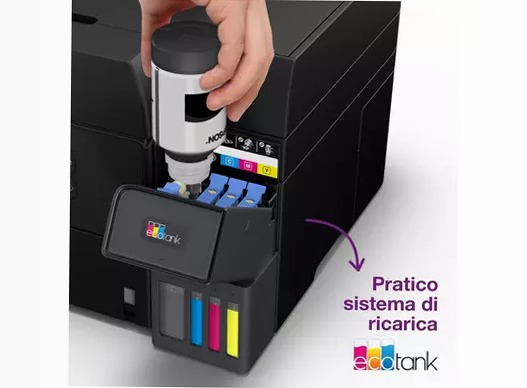 EcoTank ET-3950 stampante multifunzione A4 Wi-Fi con serbatoi di inchiostro, fino a 3 anni di inchiostro inclusi 250fogli 35ppm