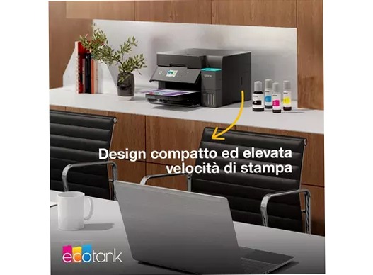 EcoTank ET-3950 stampante multifunzione A4 Wi-Fi con serbatoi di inchiostro, fino a 3 anni di inchiostro inclusi 250fogli 35ppm