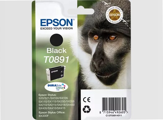Singlepack Black T0891 DURABrite Ultra Ink