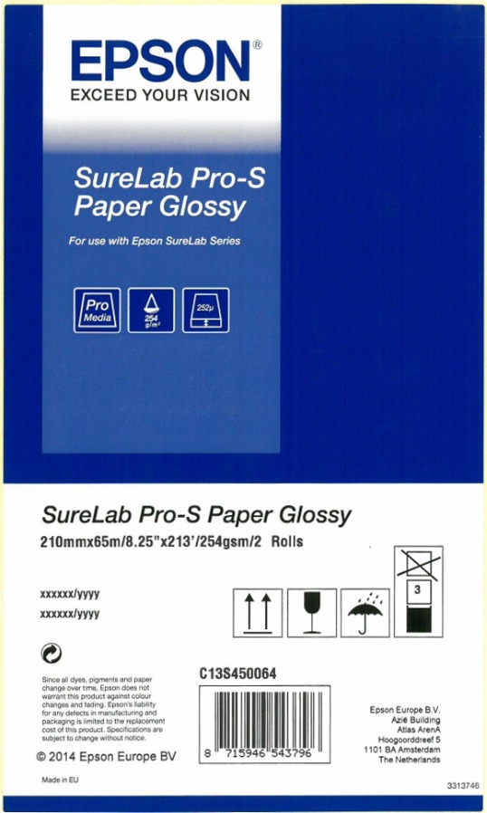 SureLab Pro-S Paper Glossy BP A4x65 2 rolls