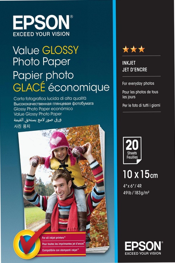 Value Glossy Photo Paper 10x15cm 20 sheet
