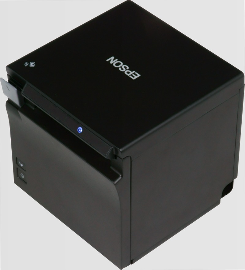 Epson TM-m50 (132): USB + Ethernet + NES + Serial, Black, PS, EU