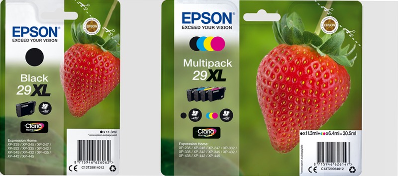 29XL Claria Home Ink Series - Fragole